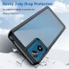 Coque arrière Phonesta Acrylic Hybrid pour Motorola Moto G04 / G04s / G24 / G24 Power / E14 - Noir 3