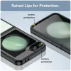 Coque arrière Phonesta Acrylic Hybrid pour Samsung Galaxy Z Flip 7 FE / Z Flip 6 - Noir 6