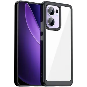 Coque arrière Phonesta Acrylic Hybrid pour Oppo Reno13 F 4G/5G / Reno13 FS 5G - Noir
