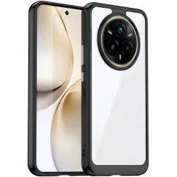 Coque arrière Phonesta Acrylic Hybrid pour Realme 14 Pro Plus - Noir