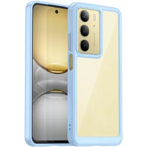 Coque arrière Phonesta Acrylic Hybrid pour Realme 14x / C75 - Bleu
