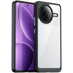 Coque arrière Phonesta Acrylic Hybrid pour Xiaomi Poco F7 Pro - Noir
