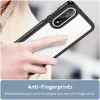 Coque arrière Phonesta Acrylic Hybrid pour OnePlus Nord 5 - Noir 5