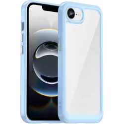 Coque arrière Phonesta Acrylic Hybrid pour Apple iPhone 17e/16e - Bleu