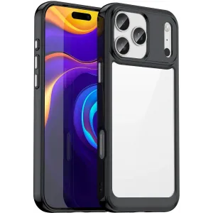 Coque arrière Phonesta Acrylic Hybrid pour Apple iPhone 17 Pro Max - Noir