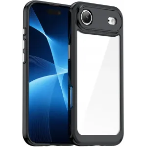 Coque arrière Phonesta Acrylic Hybrid pour Apple iPhone Air - Noir