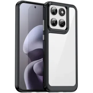 Coque arrière Phonesta Acrylic Hybrid pour Motorola Moto G67/G77 - Noir
