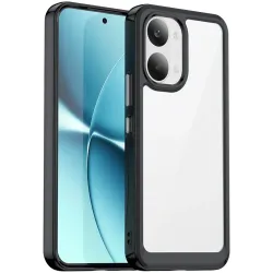 Coque arrière Phonesta Acrylic Hybrid pour Xiaomi Poco X8 Pro Max - Noir