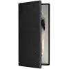Coque portefeuille Phonesta Carbon Fiber Skin pour Samsung Galaxy S25 Ultra - Noir 7