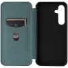Coque portefeuille Phonesta Carbon Fiber Skin pour Samsung Galaxy S25 Plus - Vert foncé 5