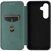 Coque portefeuille Phonesta Carbon Fiber Skin pour Samsung Galaxy S24 FE - Vert foncé 5