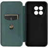 Coque portefeuille Phonesta Carbon Fiber Skin pour OnePlus 13R - Vert foncé 4