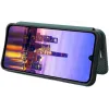 Coque portefeuille Phonesta Carbon Fiber Skin pour Samsung Galaxy A16 - Vert foncé 2