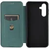 Coque portefeuille Phonesta Carbon Fiber Skin pour Samsung Galaxy A16 - Vert foncé 5