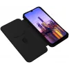 Coque portefeuille Phonesta Carbon Fiber Skin pour Samsung Galaxy A16 - Noir 1