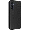 Coque portefeuille Phonesta Carbon Fiber Skin pour Samsung Galaxy A16 - Noir 8