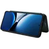 Coque portefeuille Phonesta Carbon Fiber Skin pour Xiaomi Poco X7 Pro - Vert foncé 2