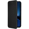 Coque portefeuille Phonesta Carbon Fiber Skin pour Xiaomi Poco X7 Pro - Noir 7