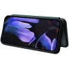 Coque portefeuille Phonesta Carbon Fiber Skin pour Google Pixel 9a - Vert foncé 3