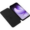 Coque portefeuille Phonesta Carbon Fiber Skin pour Oppo Reno13 - Noir 1