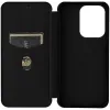 Coque portefeuille Phonesta Carbon Fiber Skin pour Oppo Reno13 - Noir 3
