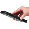 Coque portefeuille Phonesta Carbon Fiber Skin pour Oppo Reno13 - Noir 5