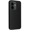 Coque portefeuille Phonesta Carbon Fiber Skin pour Oppo Reno13 F 4G/5G / Reno13 FS 5G - Noir 9