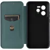 Coque portefeuille Phonesta Carbon Fiber Skin pour Realme GT 7 Pro - Vert foncé 4