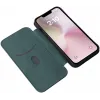Coque portefeuille Phonesta Carbon Fiber Skin pour Apple iPhone 17e/16e - Vert foncé 3