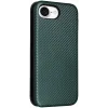 Coque portefeuille Phonesta Carbon Fiber Skin pour Apple iPhone 17e/16e - Vert foncé 6
