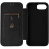 Coque portefeuille Phonesta Carbon Fiber Skin pour Apple iPhone 17e/16e - Noir 2