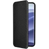 Coque portefeuille Phonesta Carbon Fiber Skin pour Xiaomi Redmi Note 14 Pro 4G - Noir 5