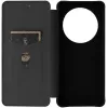 Coque portefeuille Phonesta Carbon Fiber Skin pour Xiaomi Redmi 14C / Xiaomi Poco C75 - Noir 4