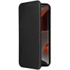 Coque portefeuille Phonesta Carbon Fiber Skin pour Motorola Edge 50 Pro - Noir 7