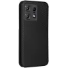Coque portefeuille Phonesta Carbon Fiber Skin pour Motorola Edge 50 Pro - Noir 8