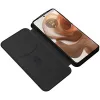 Coque portefeuille Phonesta Carbon Fiber Skin pour Motorola Edge 50 Ultra - Noir 1