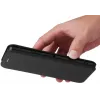 Coque portefeuille Phonesta Carbon Fiber Skin pour Motorola Edge 50 Ultra - Noir 5