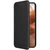 Coque portefeuille Phonesta Carbon Fiber Skin pour Motorola Edge 50 Ultra - Noir 6