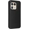 Coque portefeuille Phonesta Carbon Fiber Skin pour Motorola Edge 50 Ultra - Noir 7