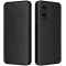 Coque portefeuille Phonesta Carbon Fiber Skin pour Motorola Moto G35 - Noir