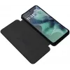 Coque portefeuille Phonesta Carbon Fiber Skin pour Motorola Moto G35 - Noir 1