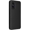 Coque portefeuille Phonesta Carbon Fiber Skin pour Motorola Moto G35 - Noir 8