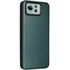 Coque portefeuille Phonesta Carbon Fiber Skin pour Asus Zenfone 12 Ultra - Vert foncé 2