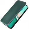 Coque portefeuille Phonesta Carbon Fiber Skin pour Asus Zenfone 12 Ultra - Vert foncé 5