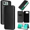 Coque portefeuille Phonesta Carbon Fiber Skin pour Asus Zenfone 12 Ultra - Noir