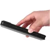 Coque portefeuille Phonesta Carbon Fiber Skin pour Asus Zenfone 12 Ultra - Noir 6