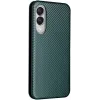Coque portefeuille Phonesta Carbon Fiber Skin pour Samsung Galaxy S25 Edge - Vert foncé 3