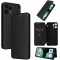 Coque portefeuille Phonesta Carbon Fiber Skin pour Nothing Phone (3a) Lite - Noir