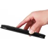 Coque portefeuille Phonesta Carbon Fiber Skin pour Xiaomi Redmi Note 15 4G/5G / Xiaomi Poco M8 - Noir 6