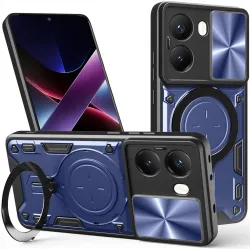Coque arrière Phonesta CamLock pour Xiaomi Poco X7 Pro - Bleu